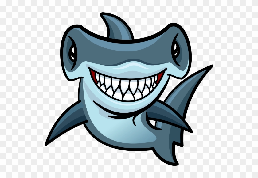 Hammerhead Shark Clipart Cartoon - Hammerhead Shark Cartoon #1660962