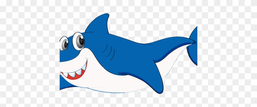Mako Shark Clipart Simple Cartoon - Blue Shark Clipart Png #1660967
