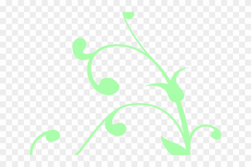 Swirl Clipart Green - Silhouette #1661169