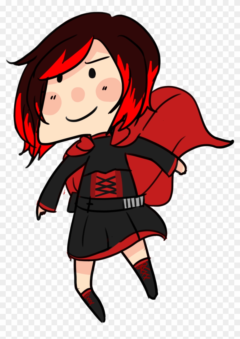 Ruby And Crescent Rose Rwby - Cartoon #1661326