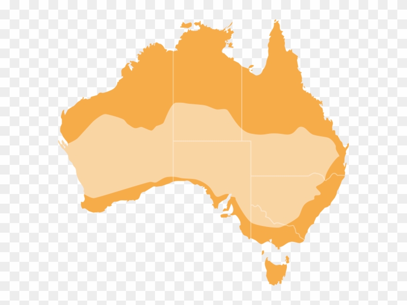 Arid - Australia Flag And Map #1661452