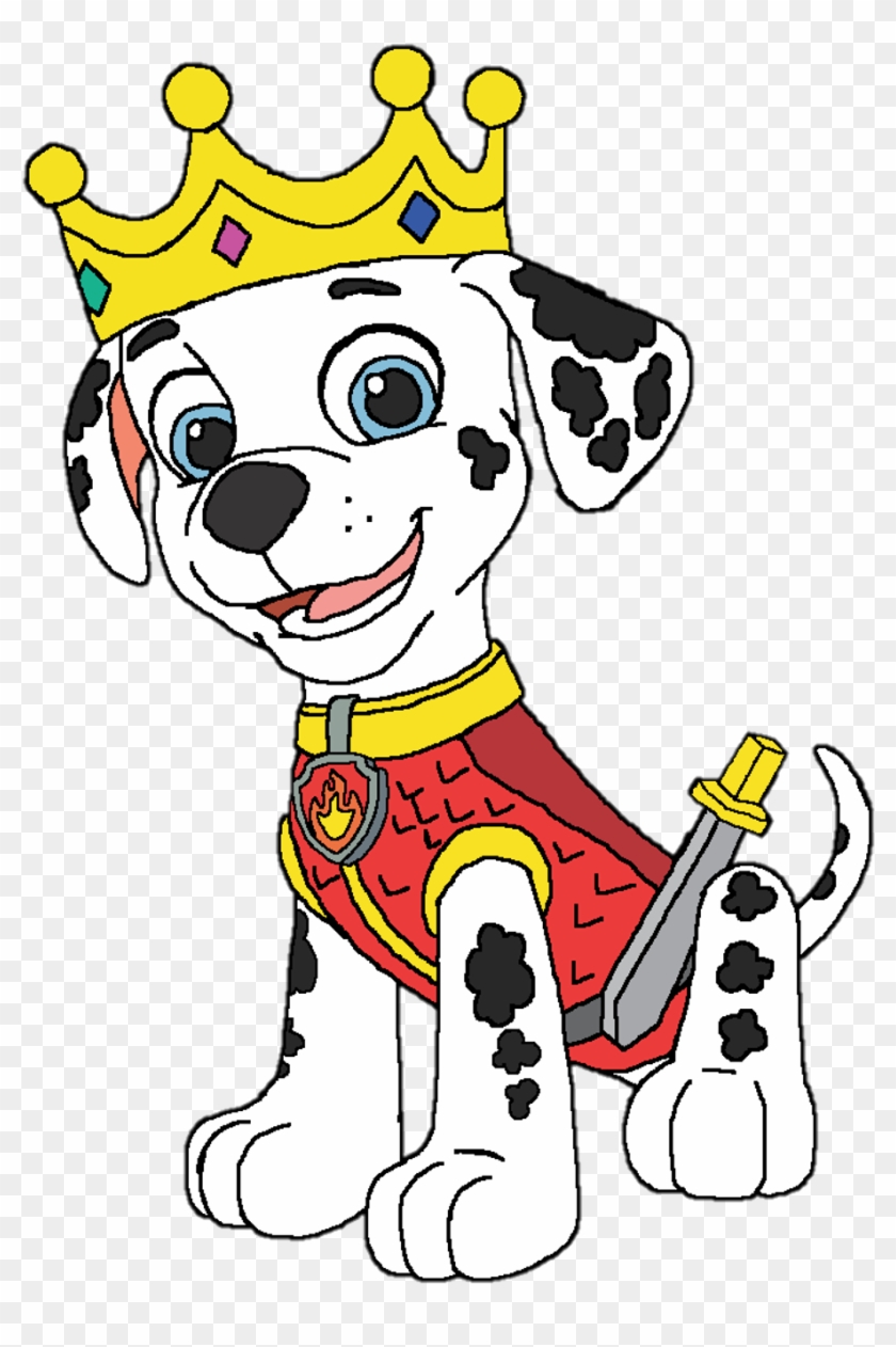 Marshall Sticker - Paw Patrol King Marshall #1661545