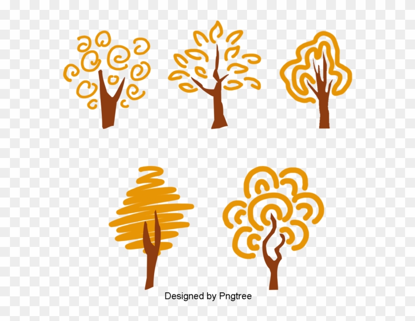 Diseño De Dibujos Animados Patrón Simple De Otoño Gratis - Diseño De Dibujos Animados Patrón Simple De Otoño Gratis #1661566