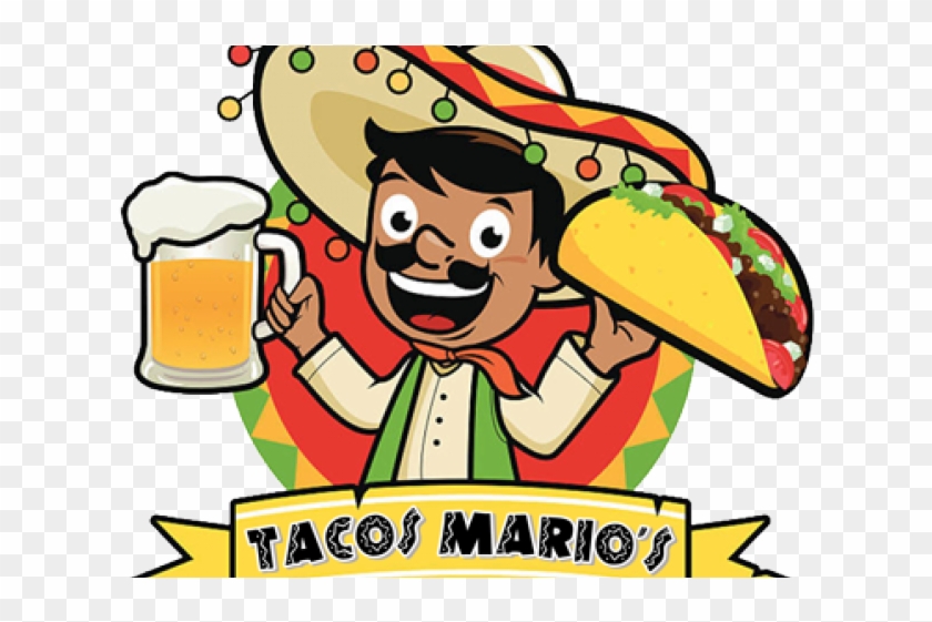 Tacos Clipart Mexican Restaurant - Taco & Beer Cartoon #1661585