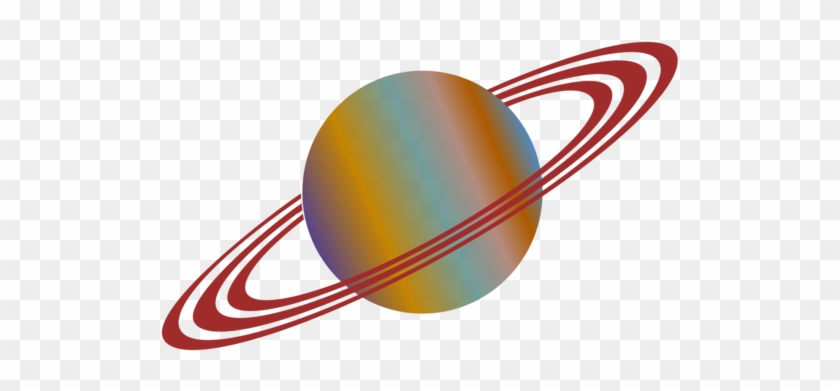 Ring System Planet Rings Of Saturn - Planet Cartoon With Rings #1661600