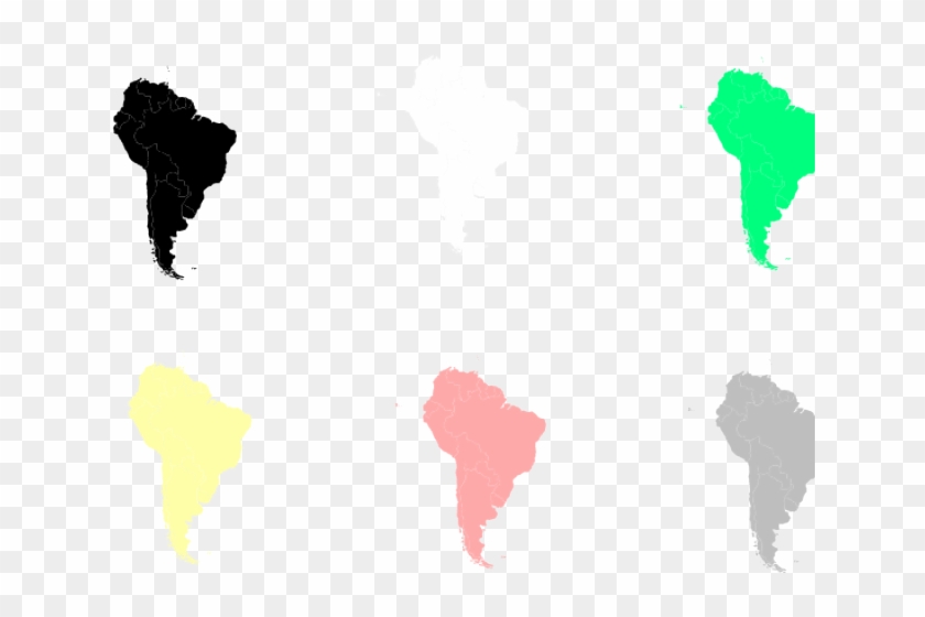 America Clipart Small - Map #1661724