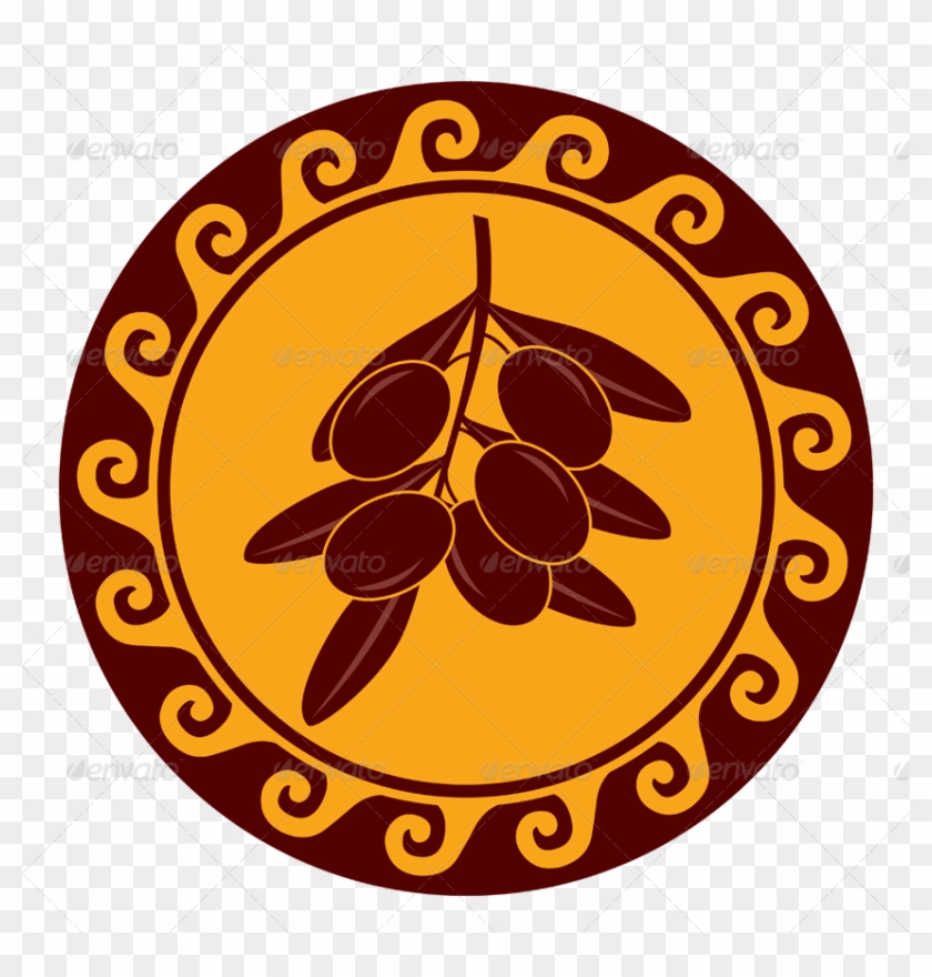 Pin Greek Leaves Clip Art - Greek Fig Tree Emblem #1661728