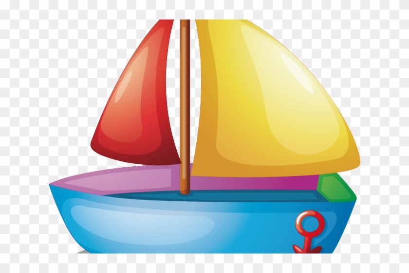 Sailboat Clipart Toy Sailboat - Toy Boat Clip Art #1661795