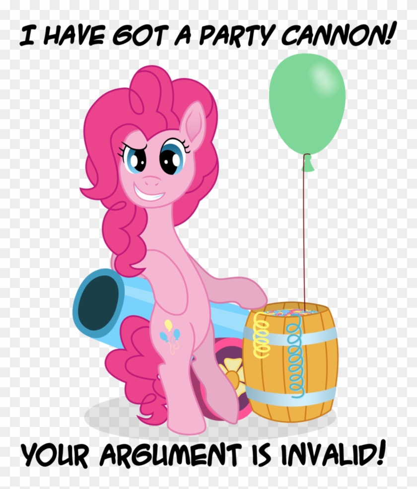 Malte279, Balloon, Confetti, Grin, Party Cannon, Pinkie - Cartoon #1661797