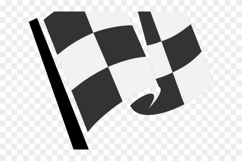 Racing Clipart Chequered Flag - Checkered Flag Clipart #1661945