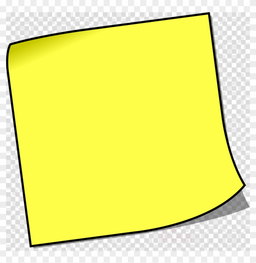 Sticky Note Clipart Post-it Note Paper Clip Art - Yellow Post It Clipart #1661976