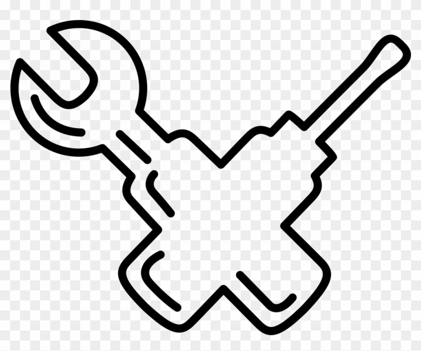 And Screwdriver Svg Png Icon Free Download - Line Art #1662046