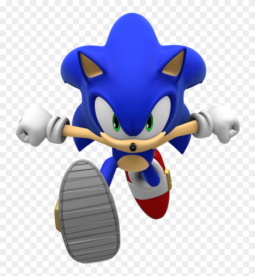 Can Use For Book Cover, Sonic Unleashed Clipart - Sonic Running 3d Model #1662217