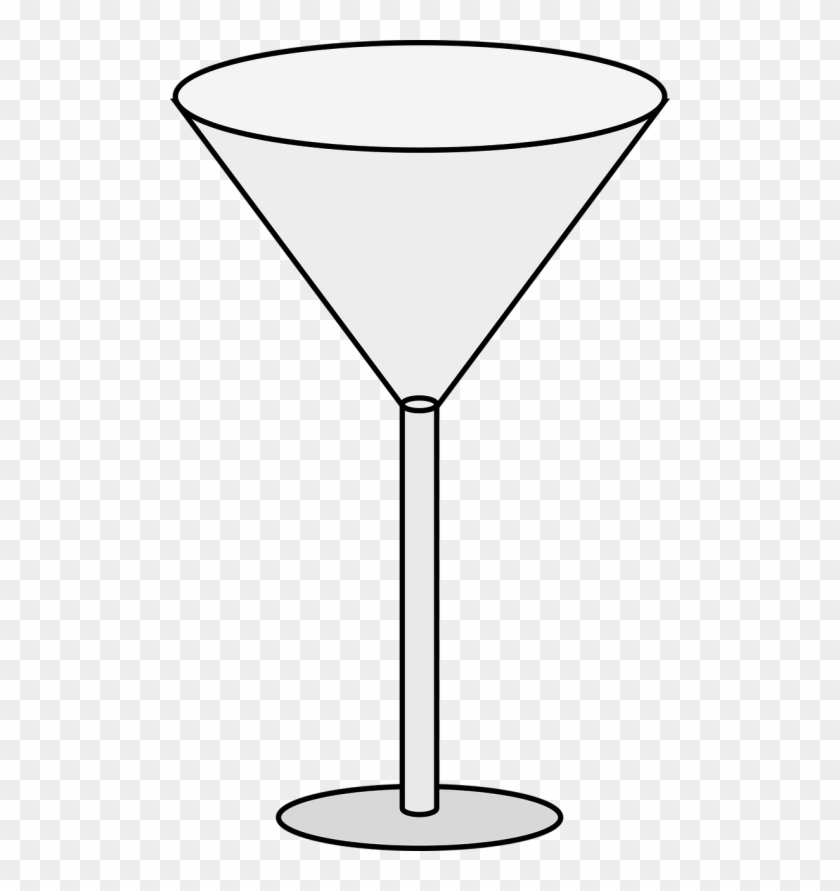 Alcohol,empty,martini Glass,free Vector Graphics - Martini Glass #1662464
