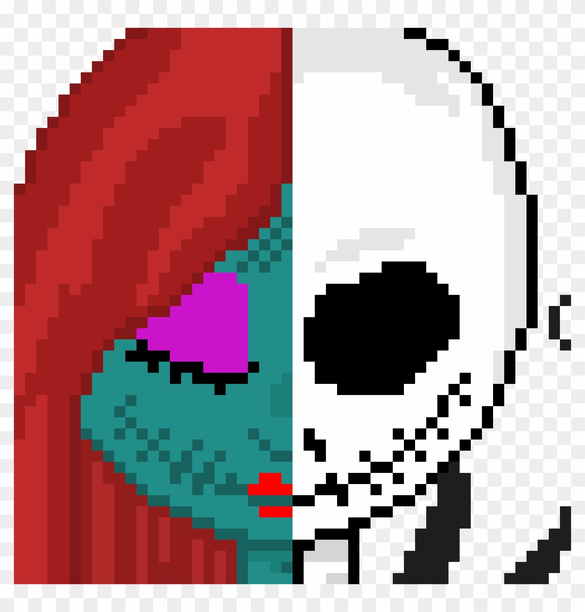Jack And Sally - Nightmare Before Christmas Pixel Art #1662598