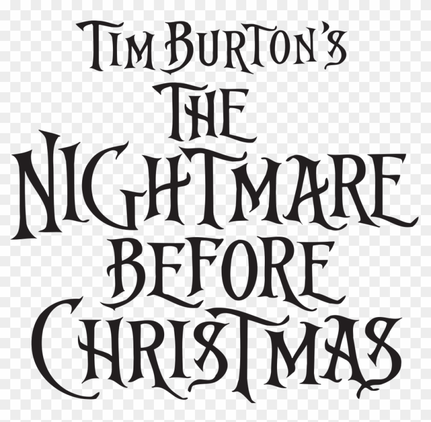 abort varsel Skriv en rapport Nightmare Before Christmas Font Px The Best Christmas - Tim Burton's The  Nightmare Before Christmas Logo - Free Transparent PNG Clipart Images  Download
