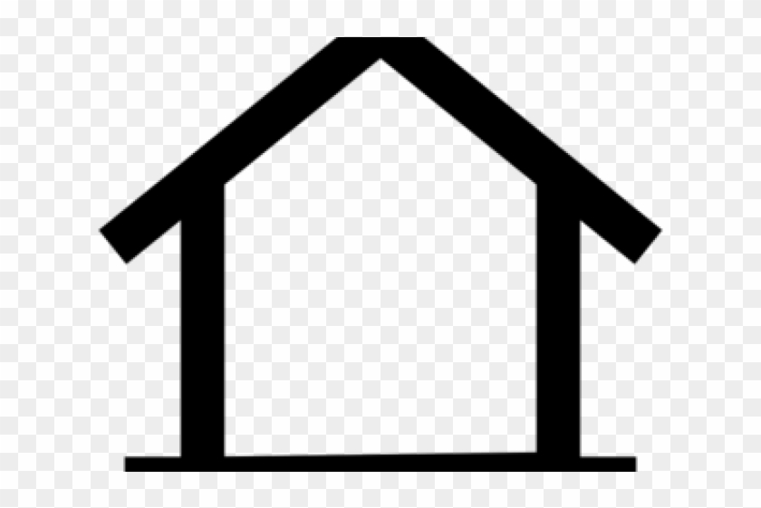 House Clipart Simple - Home Icon Minimal #1662664