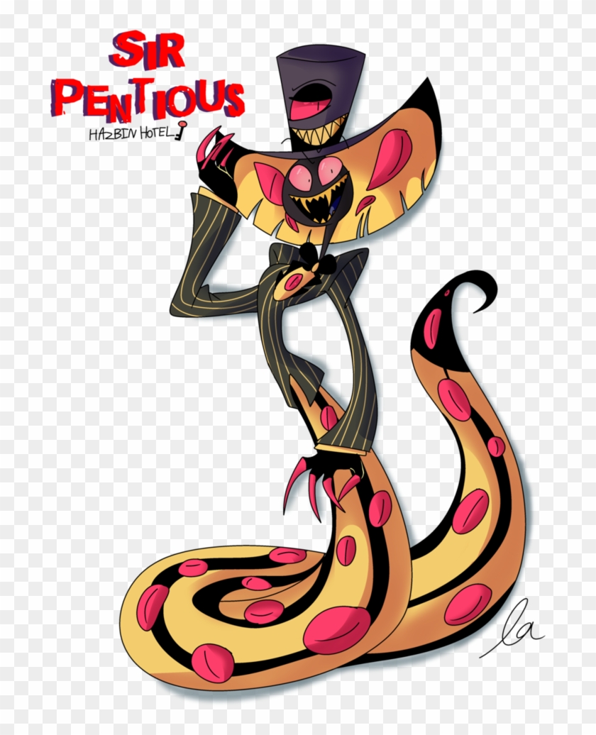 Watch Me Now, Charlie By Linavillain - Sir Pentious Hazbin Hotel Snake #1662775