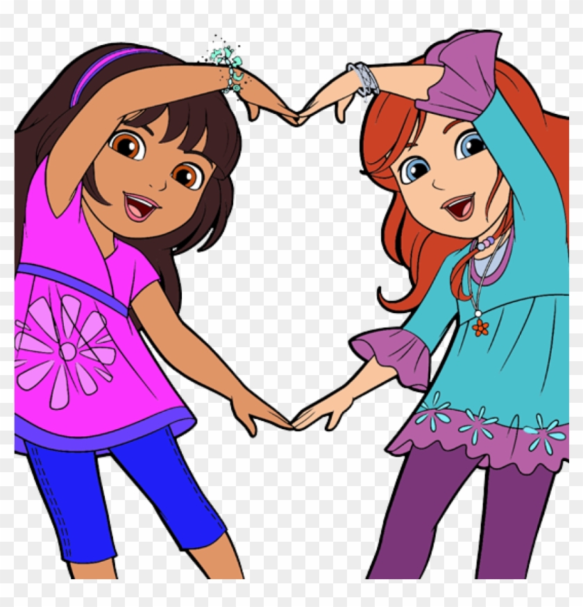 Clipart Friendship 19 Girls Friendship Clipart Transparent - Friends Clipart #1662890