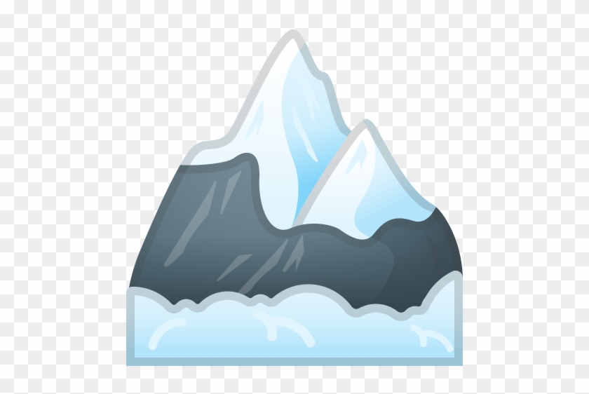 42460 Snow Capped Mountain Icon - Mountain Emoji Png #1662912