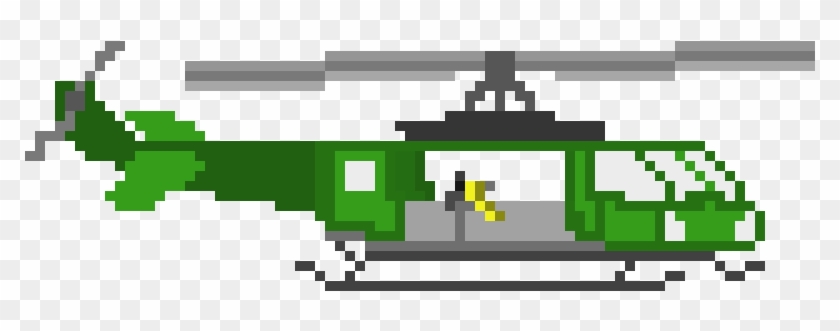 Huey Bell Uh-1 Iroquois - Pixel Art Huey #1663014