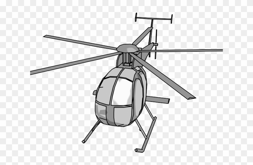 Helicopter Clipart Apache Helicopter - Helicopter Rotor #1663016
