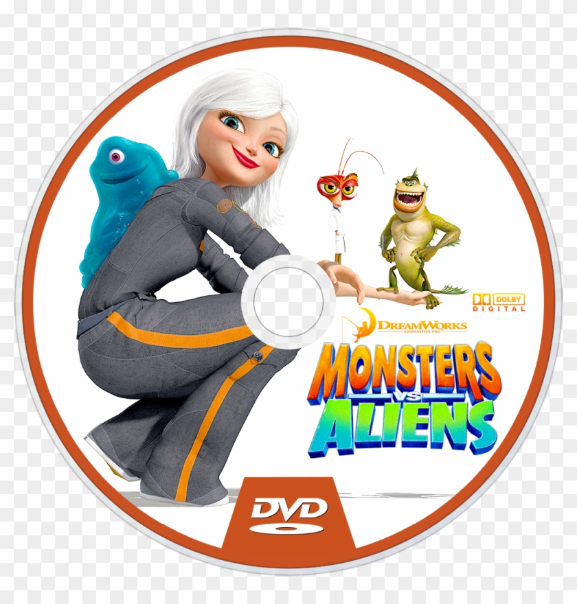 Aliens Dvd Disc Image - Monsters Vs Aliens Monsters Inc #1663025