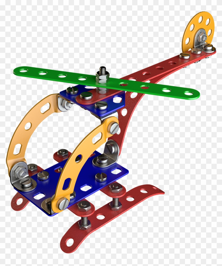Helicopter Toys Metal Construction - Juguetes De Construcción #1663048