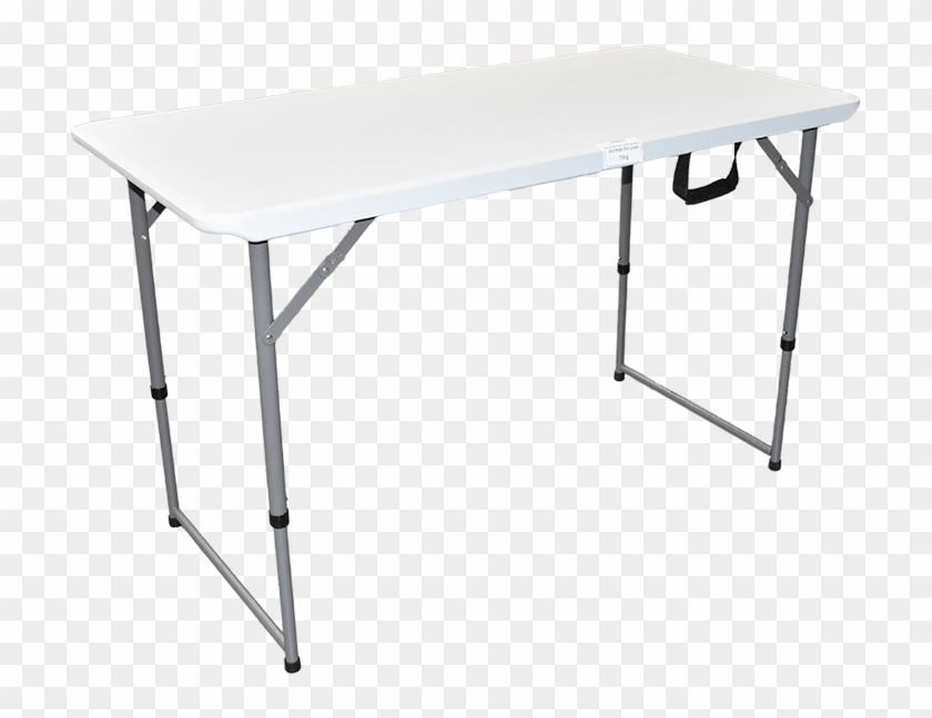 4' Bi-folding Table With Telescopic Legs And One Touch - 4' Bi-folding Table With Telescopic Legs And One Touch #1663182