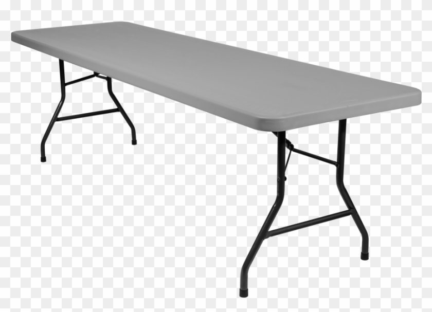 8 Foot Banquet Plastic Blow Mold Half Folding Table - 72 Folding Table #1663186