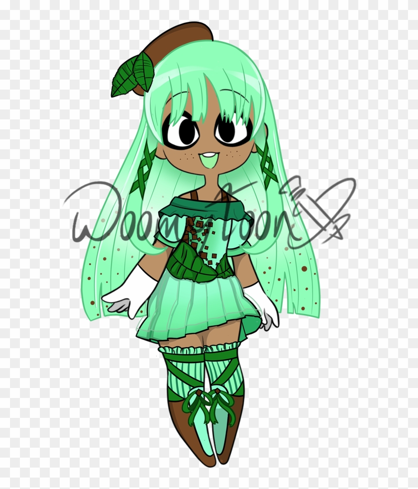 Mint N' Chip Girl By Woomytoon - Cartoon #1663297