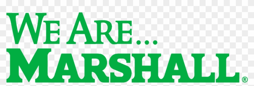 Marshall Two-line - We Are Marshall Logo #1663480