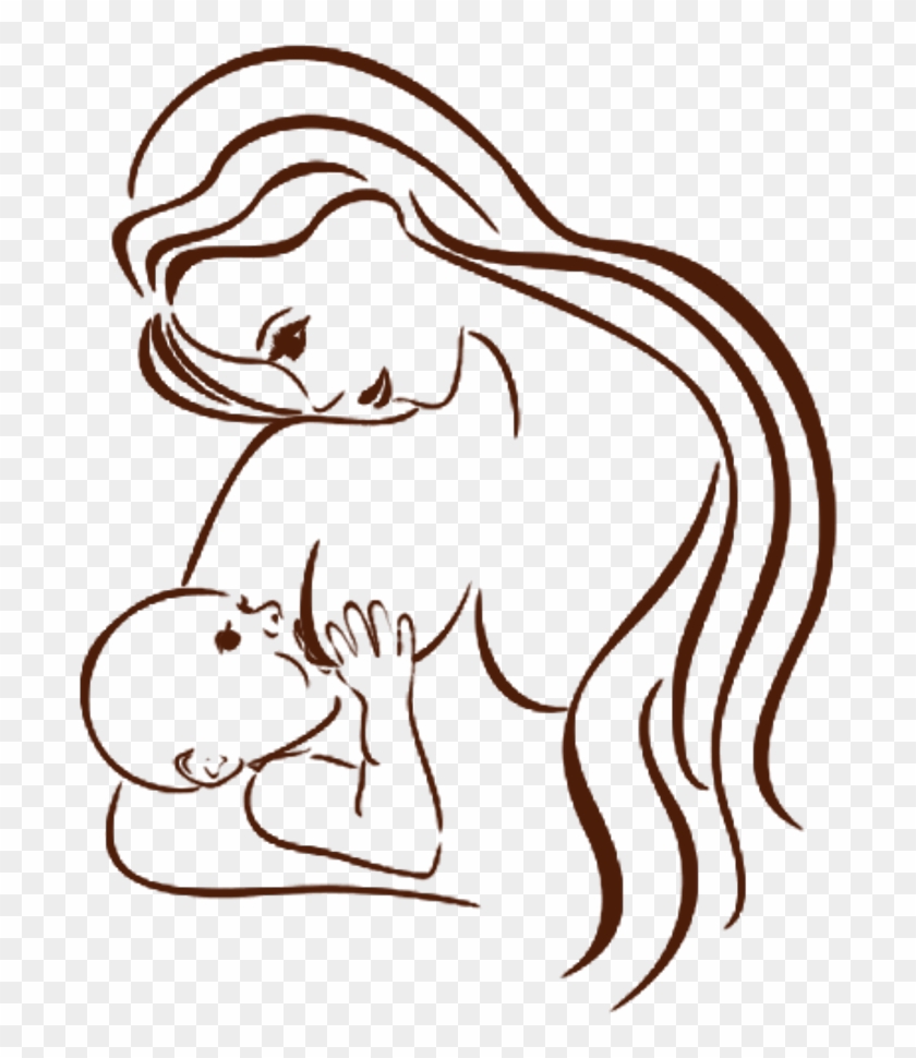 Breastfeeding Sticker - Breastfeeding Mother Png #1663552