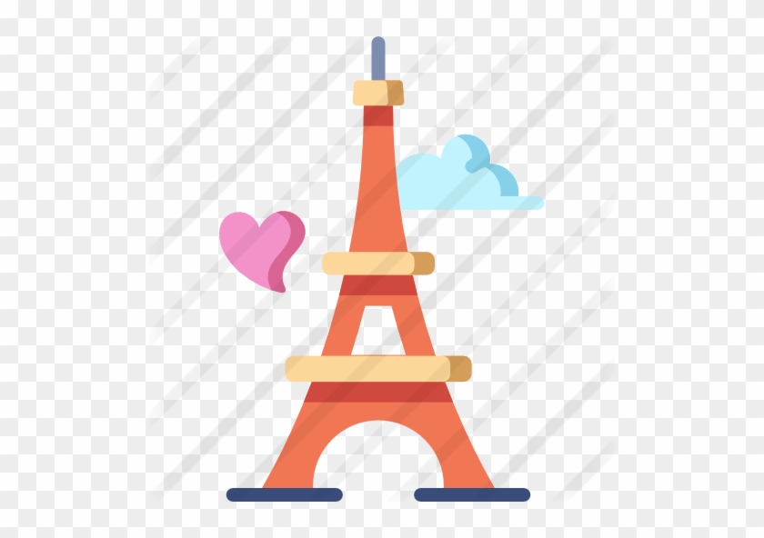 Eiffel Tower Free Icon - Heart #1663558