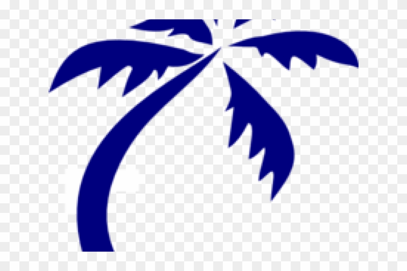Palm Tree Clipart Family - Palm Tree Leaning Clipart #1663574
