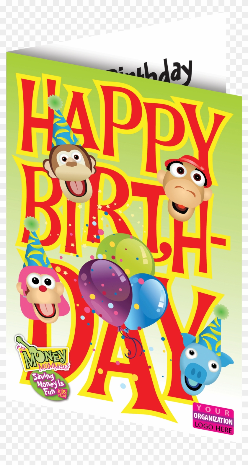Birthday Card With Envelope Image - Cartoon #1663576