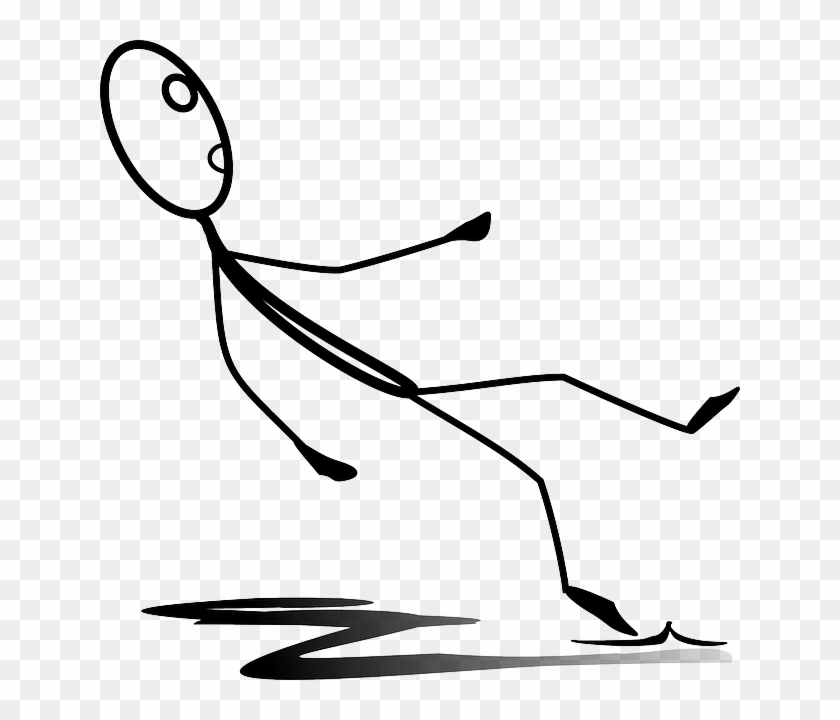Falling Down And Getting Up Again - Draw A Stick Figure Falling #1663695