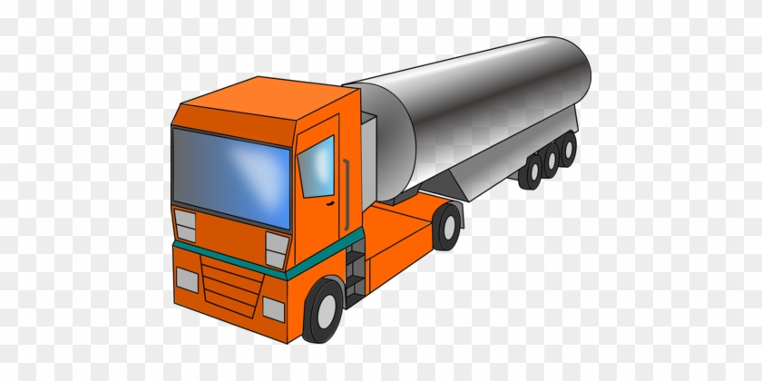 Milk Tank Truck Car Semi-trailer Truck - Milk Tank Clip Art #1663757