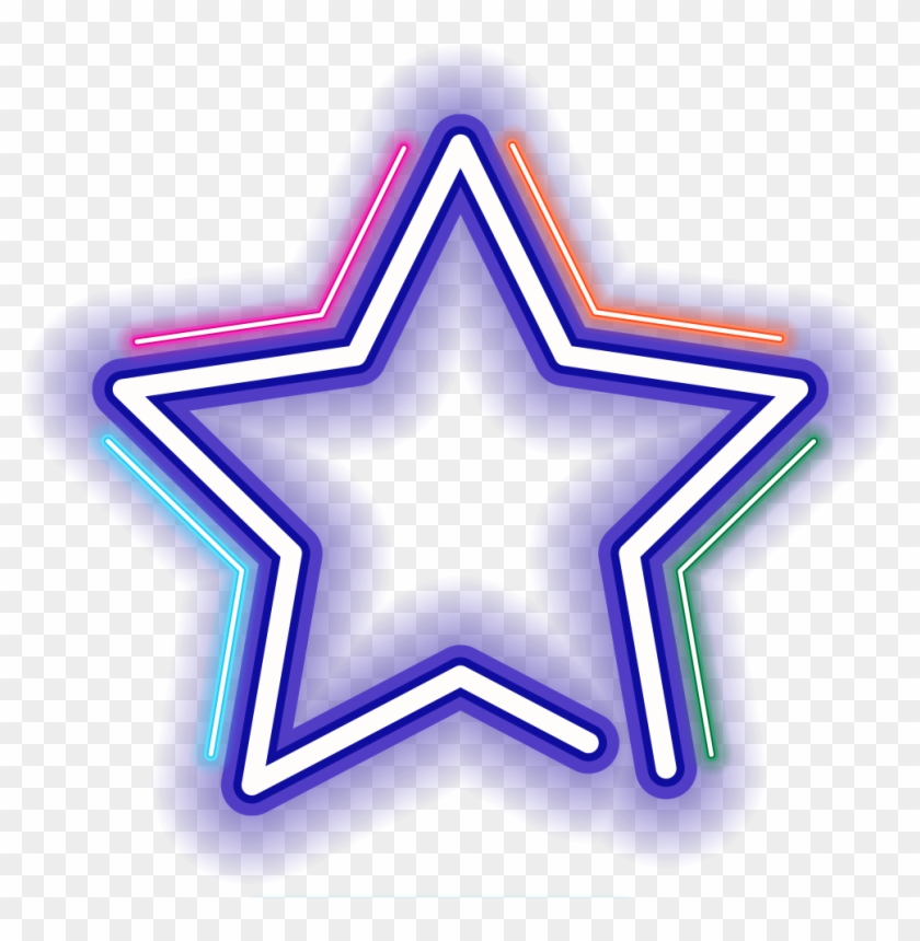 Neon Star Colorful Starlight Luminous Lens Banner Transparent - Icon #1663892