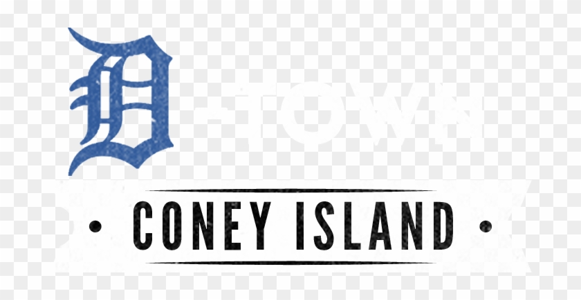 D-town Coney Island Logo - Coney Island Logo Png #1663916