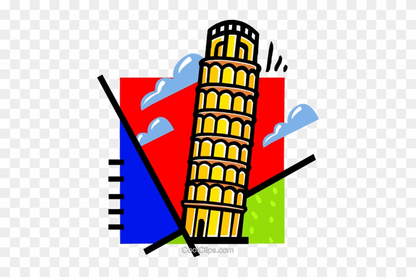 Leaning Tower Of Pisa Royalty Free Vector Clip Art - Leaning Tower Of Pisa Royalty Free Vector Clip Art #1663938
