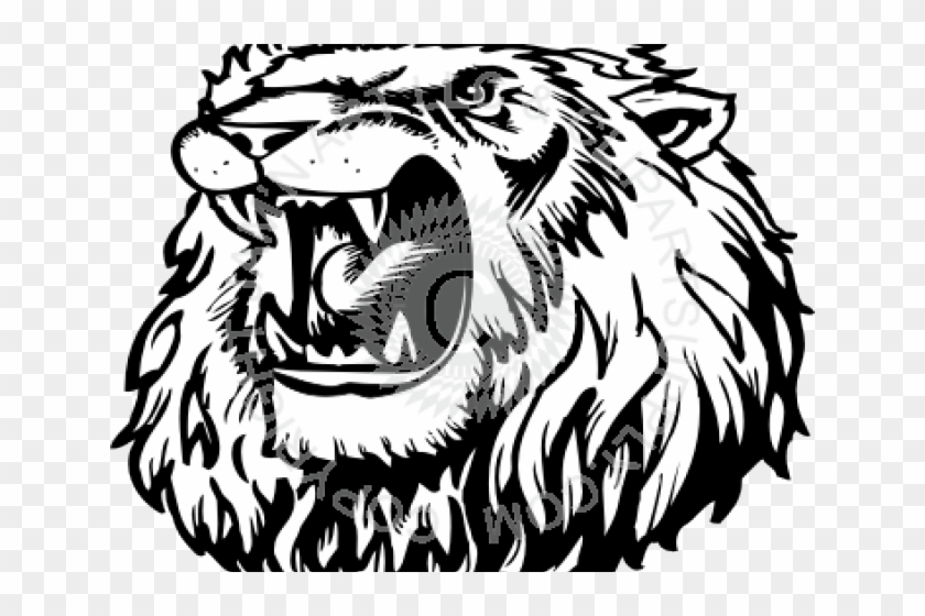 White Lion Clipart Angry Lion - Lion #1664002