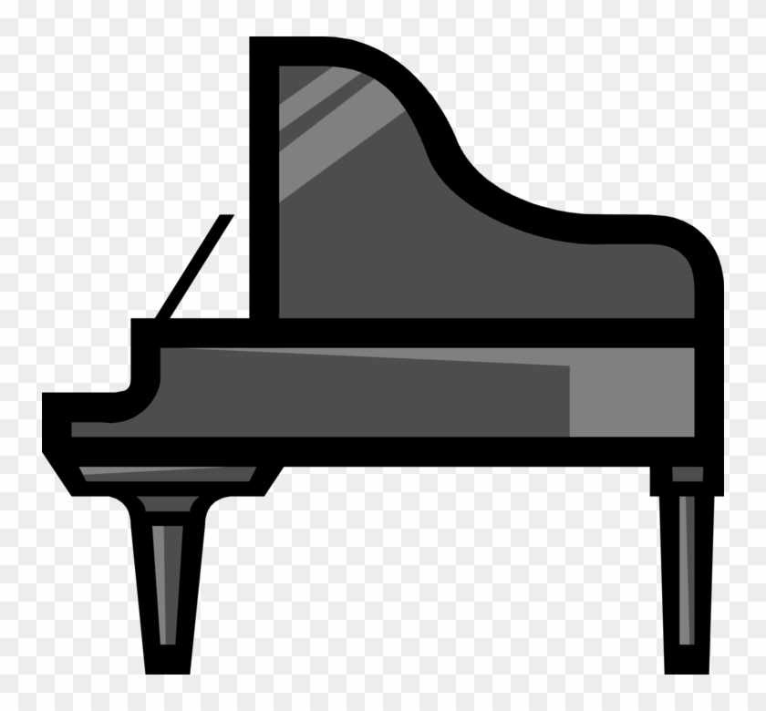 Vector Image Of Keyboard Musical Instrument - Vector Image Of Keyboard Musical Instrument #1664079