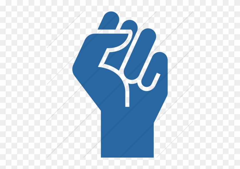 Iconathon Protest Icon Simple Blue - Design #1664103