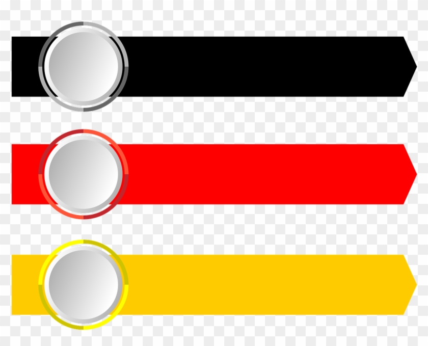 Germany, Arrows Banner Transparent Background Tape - Background Transparent Banner Png #1664123