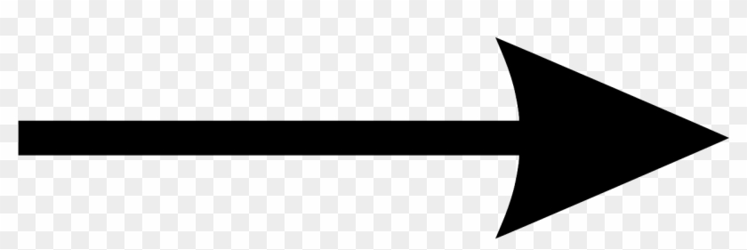 Arrow Black Silhouette - Pfeil Png #1664124