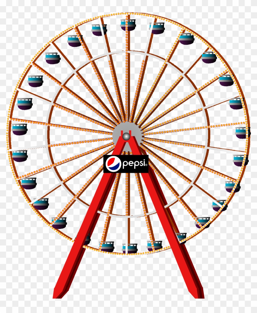 Ocean City, Md Jolly Roger Ferris Wheel Where We Got - Optical Illusion #1664132