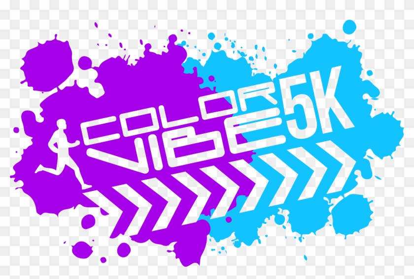 Transform Into A Work Of Art In This 5km Run Mixed - Color Vibe 5k #1664293