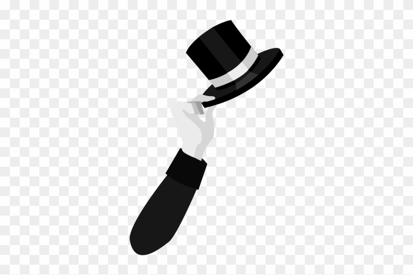Victorian Man Waves His Hat In His Hand - Illustration #1664447