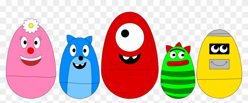 Yo Gabba Gabba Nesting Eggs By Blueelephant7 - Yo Gabba Gabba Muno Png #1664651